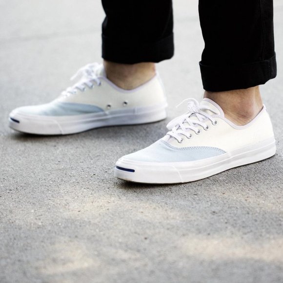 NIB Converse Jack Purcell Signature CVO Ox Ambient Blue 151454C US Mens 13 - Picture 1 of 9